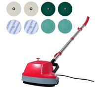 vidaXL Máquina limpiasuelos pulidora con cabezal doble 5 en 1