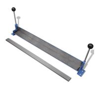 vidaXL Máquina plegadora manual de placas de acero, 760 mm