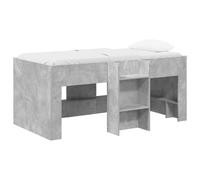 vidaXL Marco de Cama Alta para Niños 80 x 160 cm Multicolor Gris hormigón