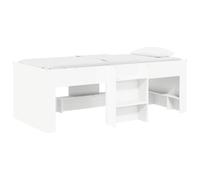 vidaXL Marco de Cama Alta para Niños 90 x 200 cm Multicolor Blanco