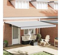 vidaXL Marco extensible para parasol, color antracita, 400 x 300 cm