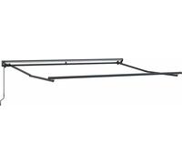 vidaXL Marco para toldo ajustable, color antracita, 3,5 x 2,5 m, acero