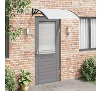 vidaXL Marquesina para puerta PC 120x100 cm