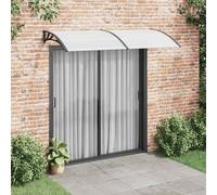vidaXL Marquesina para puerta PC 240x100 cm