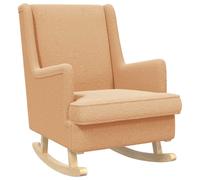 vidaXL Mecedora 62 x 80 x 85 cm Tela de Oveja Beige