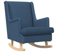 vidaXL Mecedora Azul 62 x 80 x 85 cm tela