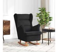 vidaXL Mecedora 92 x 71 x 100 cm Madera contrachapada Negro