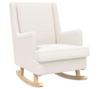 vidaXL Mecedora Crema 62 x 80 x 85 cm Bouclé
