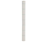 vidaXL Membrana de malezas PP blanca 1,5x10 m