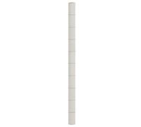 vidaXL Membrana PP para control de malas hierbas 2x10 m Blanca