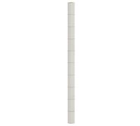 vidaXL Membrana de malezas PP Blanca 2x100 m