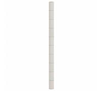 vidaXL Membrana para malas hierbas PP Blanca 2x50 m