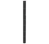 vidaXL Membrana para malezas PP negra 1,5x100 m