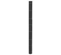 vidaXL Membrana para malezas PP negra 1,5x200 m