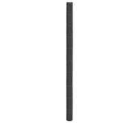 vidaXL Membrana para malezas PP negra 2x10 m