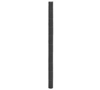 vidaXL Membrana para malezas PP negra 2x100 m