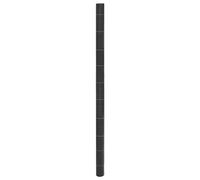 vidaXL Membrana para malezas PP negra 2x200 m