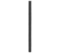 vidaXL Membrana para malezas PP negra 2x50 m