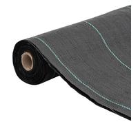 vidaXL Membrana para malezas PP negra en dimensiones 0.5x10 m (100 g/m²)/0.5x10 m (150 g/m²)/0.5x150 m (100 g/m²) y más