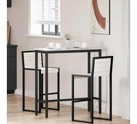 vidaXL Mesa 100 x 40 x 101 cm Madera ingenierizada y acero, ajustable en altura