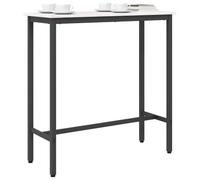 vidaXL Mesa 100 x 40 x 101 cm Madera Ingenierizada y Acero