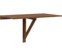 vidaXL Mesa abatible de pared, color marrón, aspecto de roble, 100x60x56 cm, material de madera