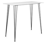 vidaXL Mesa alta de cocina blanco 120x60x105 cm