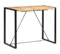 vidaXL Mesa alta de cocina de madera maciza de mango 140x70x110 cm