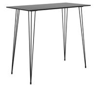 vidaXL Mesa alta de cocina negro 120x60x105 cm