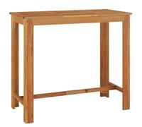 vidaXL Mesa Alta de jardín Madera Maciza de Acacia 120x60x105 cm