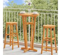 vidaXL Mesa alta de jardín madera maciza de acacia Ø60x105 cm