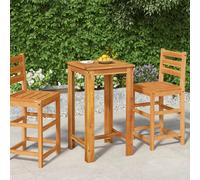 vidaXL Mesa alta de jardín madera maciza de acacia 60x60x105 cm