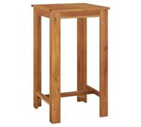 vidaXL Mesa alta de jardín madera maciza de acacia 60x60x105 cm
