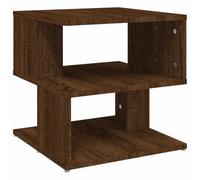 vidaXL Mesa Auxiliar Centro Consola Mesita Café Cocina Comedor Salón Sala de Estar Dormitorio Hogar de Madera Contrachapada Marrón Roble