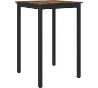 vidaXL: Mesa auxiliar de madera contrachapada, forma cuadrada