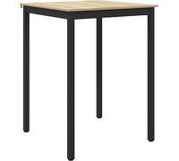 vidaXL: Mesa auxiliar de madera contrachapada, forma cuadrada