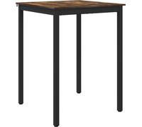 vidaXL: Mesa auxiliar de madera contrachapada, forma cuadrada