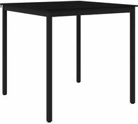 vidaXL: Mesa auxiliar de madera contrachapada, forma cuadrada