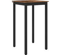 vidaXL: Mesa auxiliar de madera contrachapada, forma cuadrada