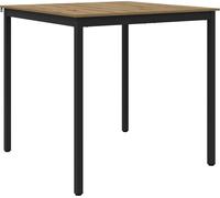 vidaXL: Mesa auxiliar de madera contrachapada, forma cuadrada