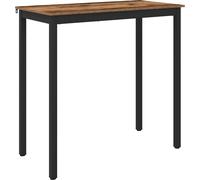 vidaXL: Mesa auxiliar de madera laminada, con patas rectas