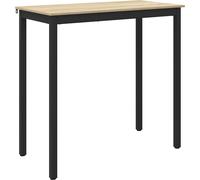 vidaXL: Mesa auxiliar de madera laminada, con patas rectas
