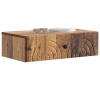 vidaXL Mesa auxiliar de pared, 59 x 34,5 x 17 cm, material de madera