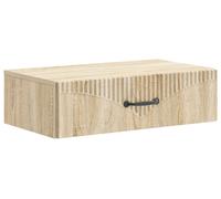 vidaXL Mesa auxiliar de pared, 59 x 34,5 x 17 cm, material de madera