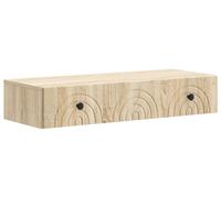vidaXL Mesa auxiliar de pared, 87,5 x 34,5 x 17 cm, material de madera