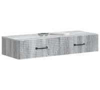 vidaXL Mesa auxiliar de pared, 87,5 x 34,5 x 17 cm, material de madera