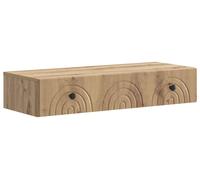 vidaXL Mesa auxiliar de pared, 87,5 x 34,5 x 17 cm, material de madera