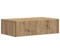 vidaXL Mesa auxiliar de pared, 87,5 x 34,5 x 17 cm, material de madera