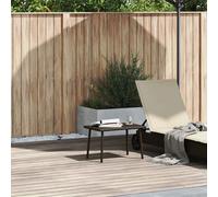 vidaXL Mesa centro jardín rectangular marrón 60x40x37 cm