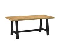vidaXL Mesa de comedor NOAIN patas en A madera maciza de pino 180x90x75 cm
